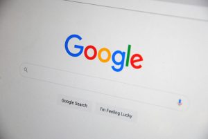 immagine di Google su una pagina di pc