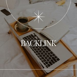 immagine di un pc con scritto backlink